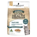 Ivory Coat Grain Free Mature Cat Pouch Wet Food Chicken And Ocean Fish 85g X 12 Pouches 1 Pack