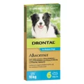 Drontal Wormers Tabs For Dogs 10kg Aqua 6 Tablets