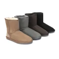 AUSTRALIAN SHEPHERD® UGG Men Double Faced Sheepskin Wool Boots Large Size Short Classic