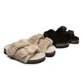 AUSTRALIAN SHEPHERD® UGG Women Adjustable Buckle Fluffy Sandal Slides Myla