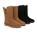 TARRAMARRA® UGG Women Sheepskin Wool Zipper Mid Calf Fashion Boots Colleen