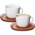 LUME Cappuccino Cups and Saucers