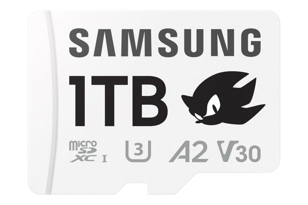 Samsung PRO Plus Sonic the Hedgehog™ microSD Card (1 TB, White)