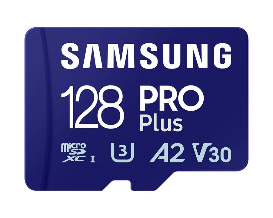Samsung PRO Plus microSD Card (128 GB, Blue)