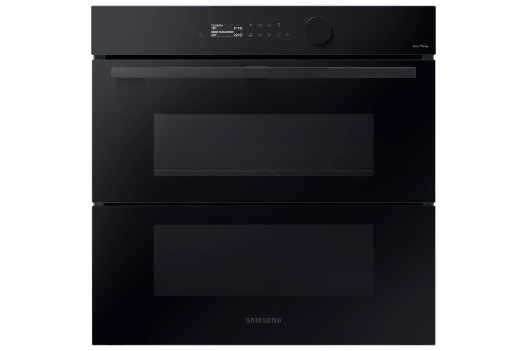 Samsung 76L Pyrolytic Dual Cook Flex Oven - Nv7B5755Sak (New) (Black)