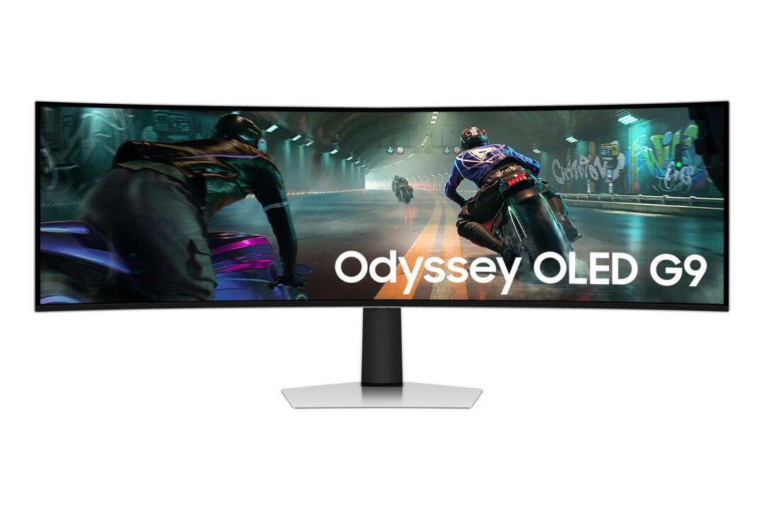 Samsung 49" Odyssey Oled G91Sd Curved Dqhd 144Hz Gaming Monitor (49", Silver)