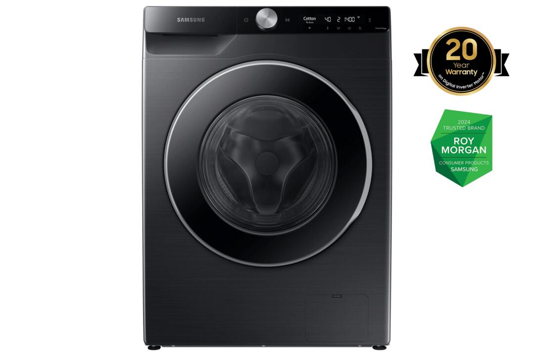 Samsung 11kg Front Load Smart Washer with Steam Wash Cycle - Ww11Cg604Dlb (11 kg, Black)