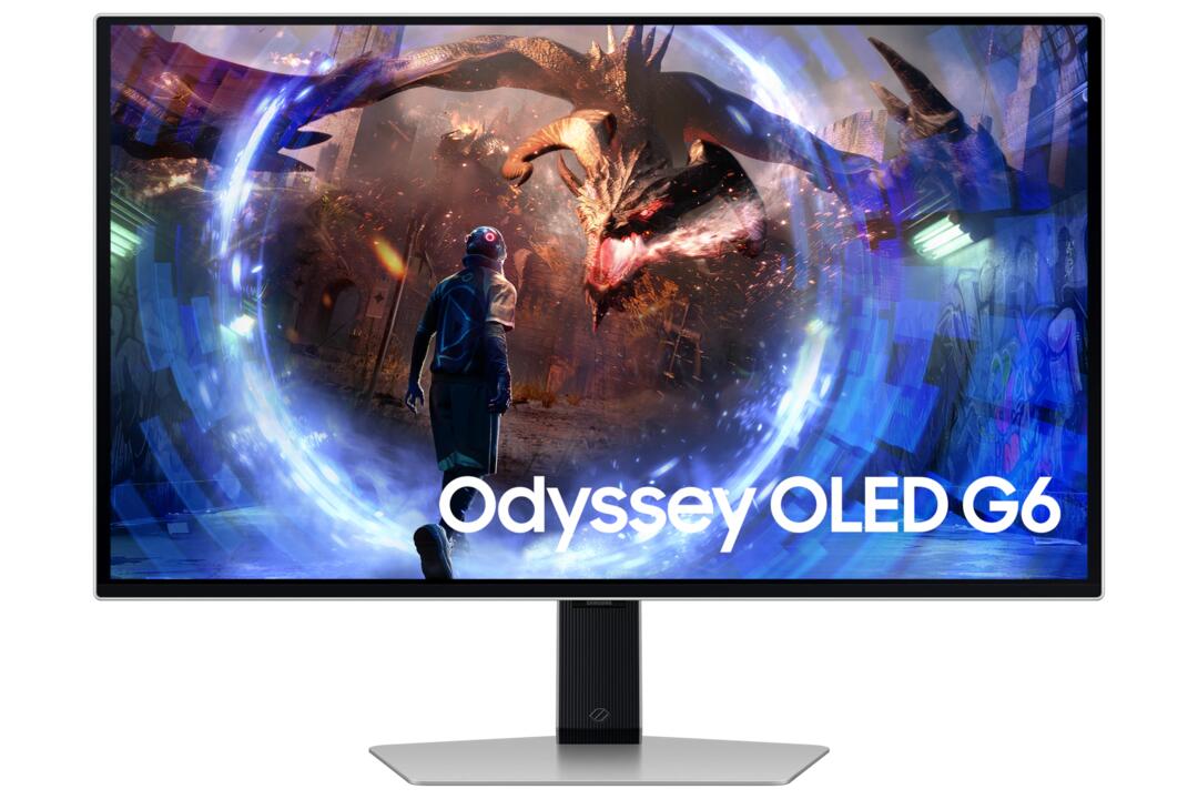 Samsung 27" Odyssey Oled G6 QHD Gaming Monitor (27", Silver)
