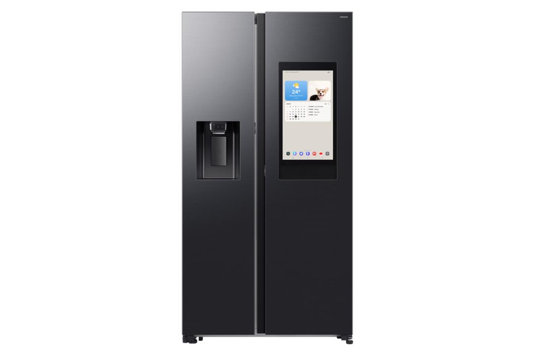 Samsung Side-by-Side Refrigerator Family Hub 615L (615 L, Black Doi)