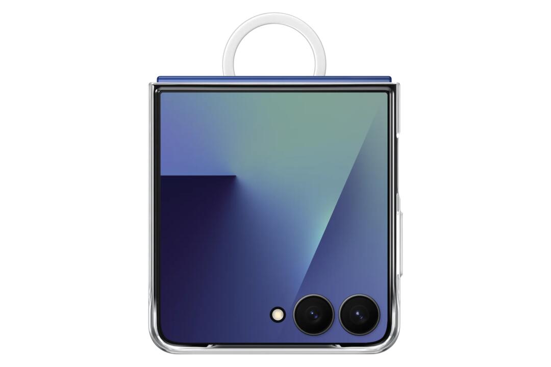 Samsung Galaxy Z Flip7 Ring Case (Clear) (Transparent)
