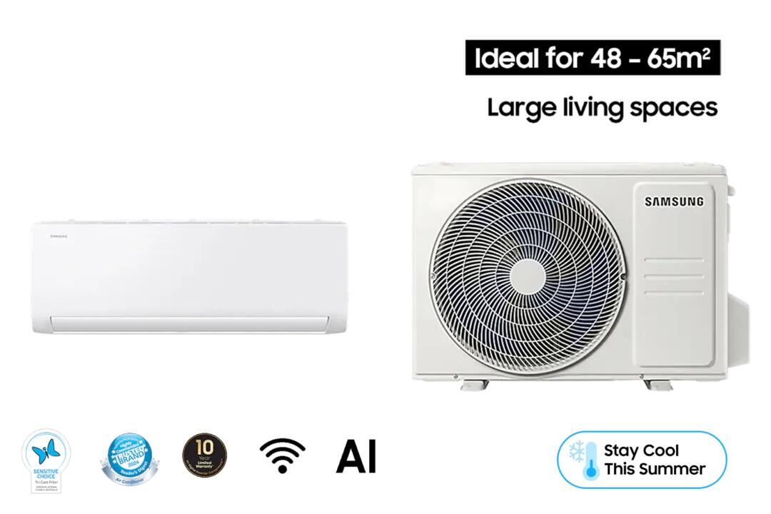 Samsung 7.0kW AR40 WiFi Split System Wallmount Fast Cooling Wifi
