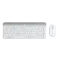 Logitech MK470 Slim Wireless Keyboard and Mouse Combo - White