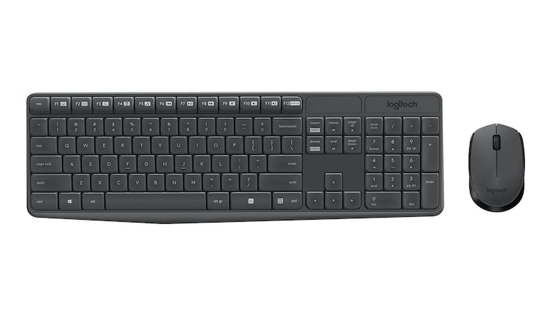 Logitech MK235 Wireless Keyboard and Mouse Combo - Black (920-007937)