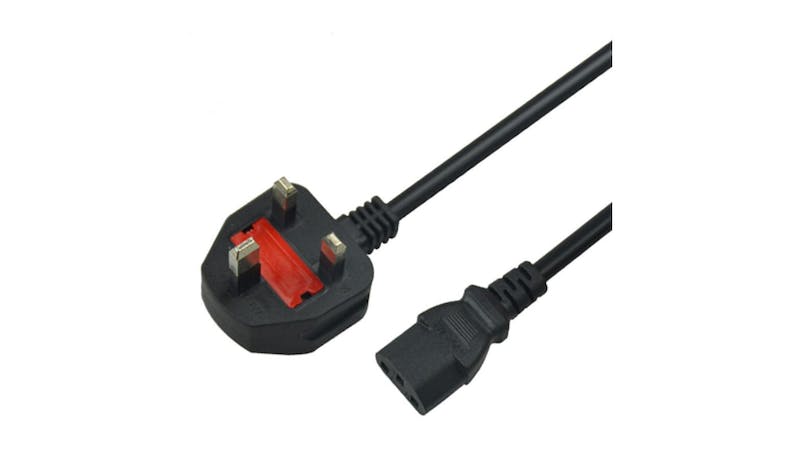Easylink 3 Pin Cable with Fuse 1.5MM Copper - Black (11341)