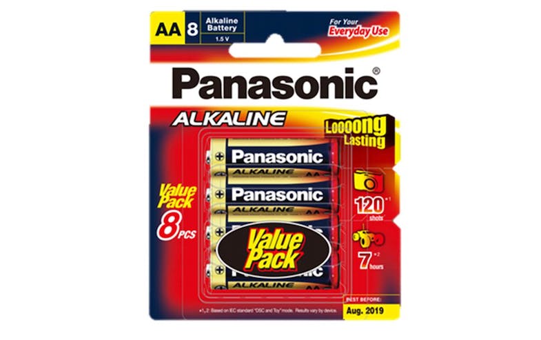 Panasonic AA Size Battery - 8pcs