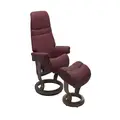Stressless Sunrise Classic Assembled Chair With Ottoman - Boardeaux
