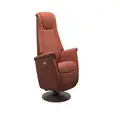 Stressless Max 1 Seater with Mattress Leather Relax Chair - Walnut