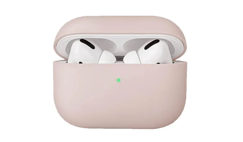 Uniq Lino Liquid Silicone AirPods Pro 2 Case - Pink