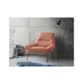 Lela Leather Arm Chair - Burnt Orange