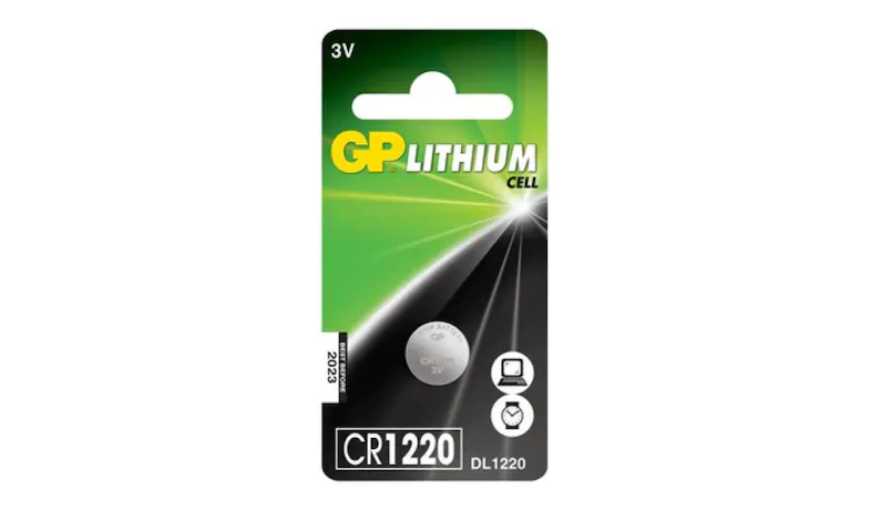 GP Lithium Coin Batteries CR1220