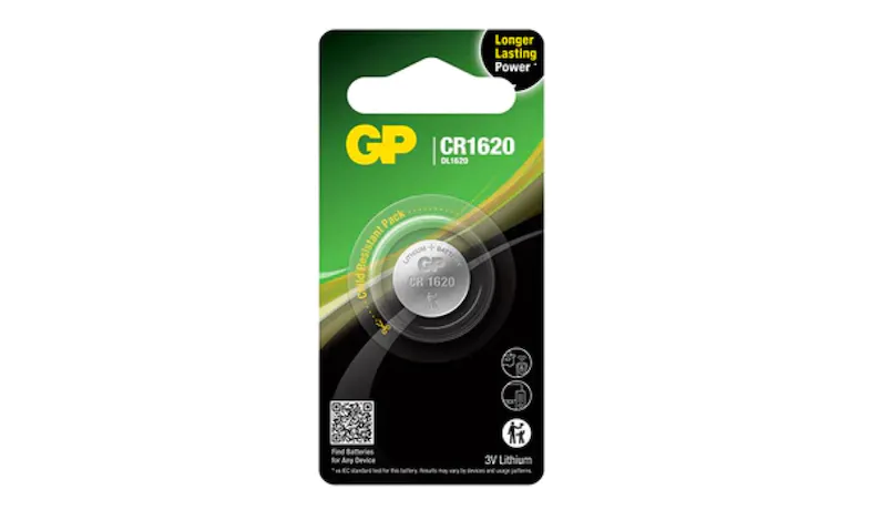 GP Lithium Coin Battery CR1620