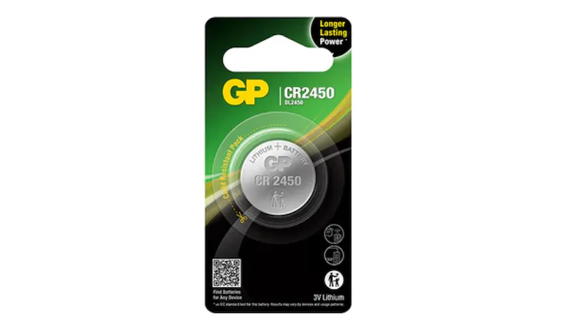 GP Lithium Coin Battery CR2450