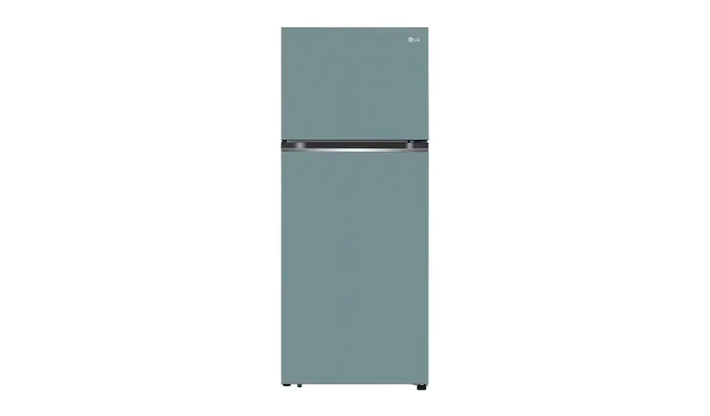 LG 360L 2 Door Refrigerator with Top Freezer Fridge - Clay Mint (GN-B332PMGB)