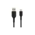 Belkin BoostCharge 1m Braided USB-C to USB-A Cable - Black
