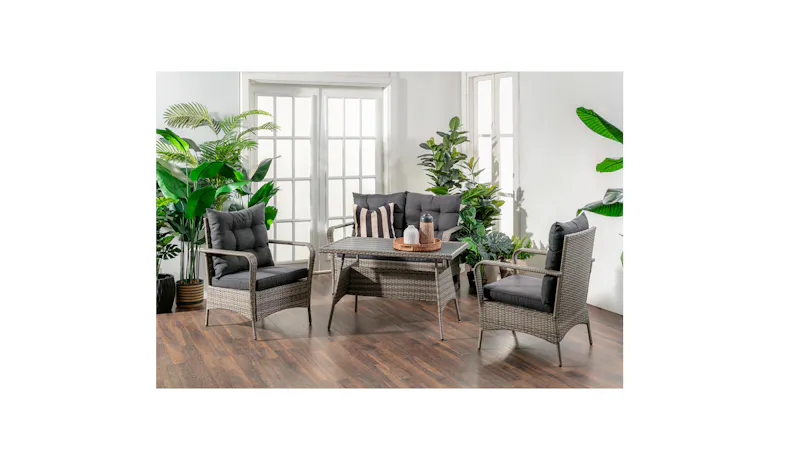 Patio 4PCS Outdoor Lounge Set