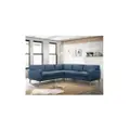 Lifestyle Sense Full Leather Sofa - Navy
