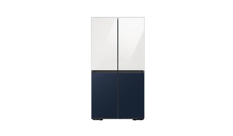 Samsung 667L 4-Door Refrigerator with Bespoke Design - Clean White + Clean Navy (RF59CB0T08A/ME)