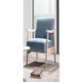 Talia 1-Seater Wooden Arm Chair - Blue
