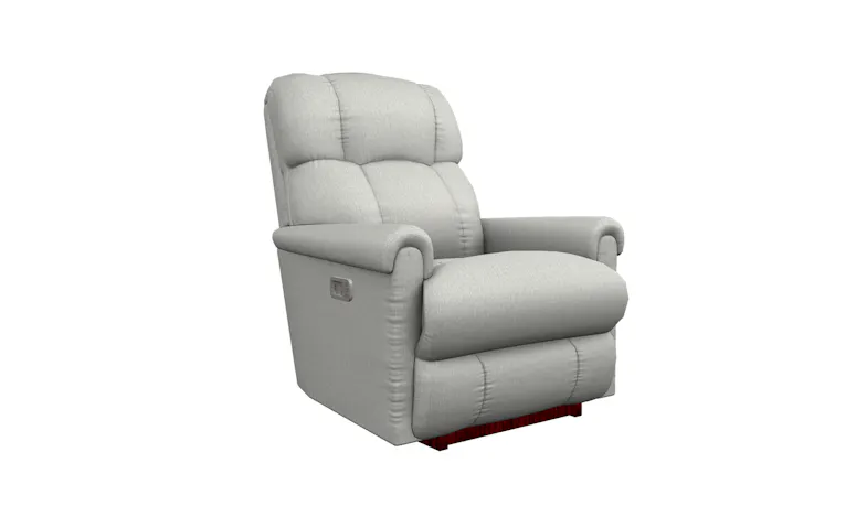 La-Z-Boy 1H512 Pinnacle XR+ Fabric Power Recliner with Wireless Remote - Silver