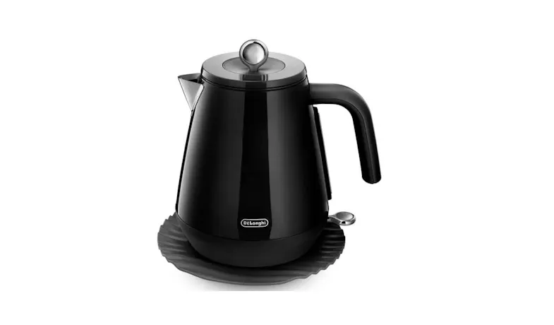 DeLonghi Eclettica Kettle - Bold Black (KBY2001.BK)