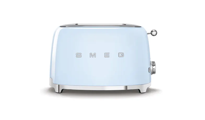 Smeg 50's Retro Style Toaster - Pastel Blue (TSF01PB)