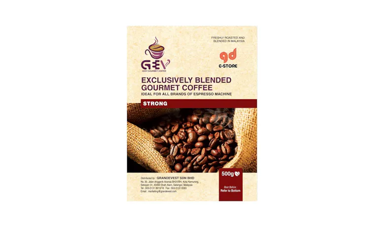 Breville GeeV Strong Roasted 500 Gram Coffee Beans