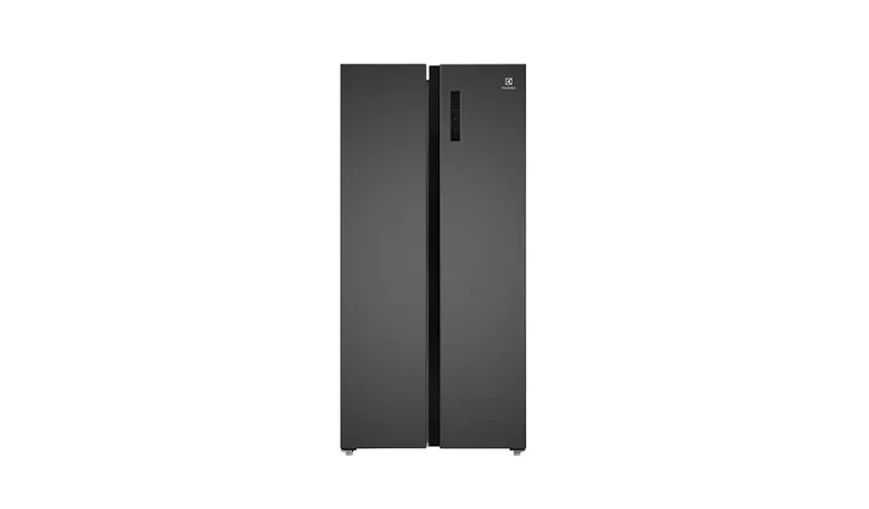 Electrolux 450L UltimateTaste 700 Side by Side Refrigerator - Matte Black Steel (ESE4500A-B)