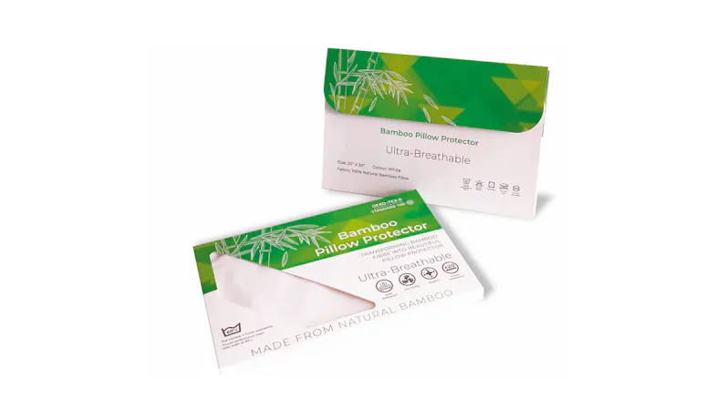 Bamboo Fiber Ultra-Breathable Pillow Protector