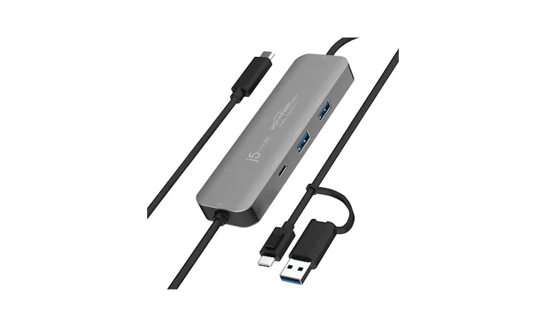 J5 Create Wormhole Switch Display Sharing Hub - Space Grey (JCH462)