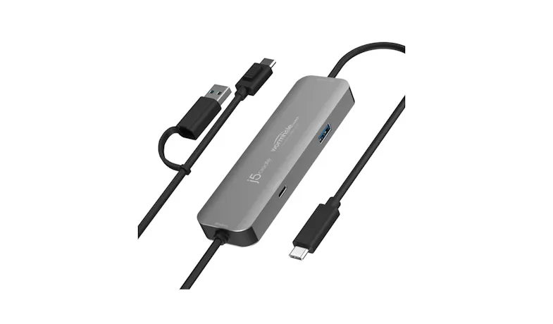 J5 Create Wormhole Switch CrossLink USB-C Hub - Space Grey (JCH422)