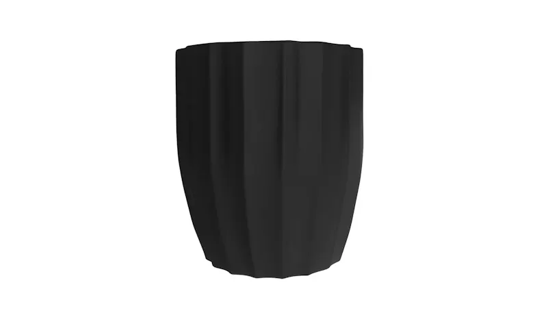 Etched Planter Pot - Black (GO104K)