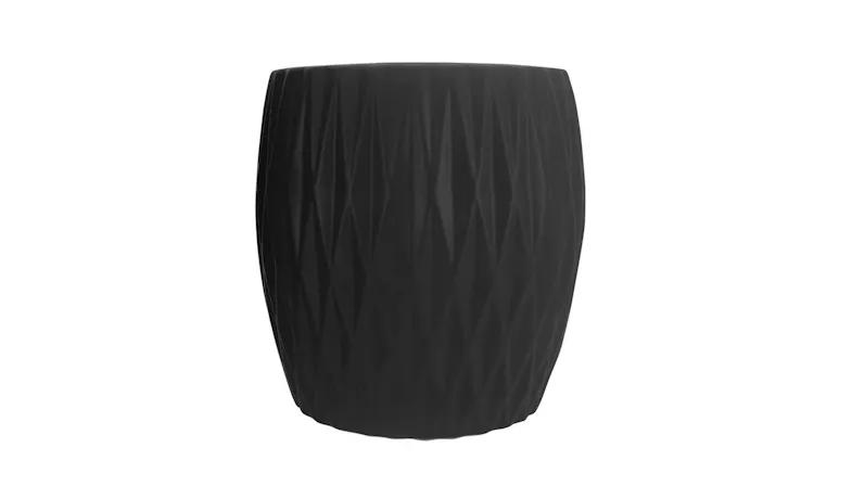 Criss Planter Pot - Matte Black (GO103K)