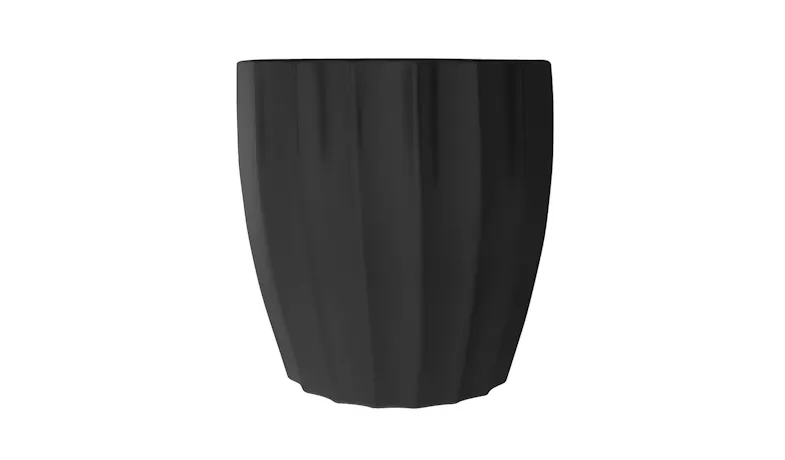 Etched Planter Pot - Black (GO105K)