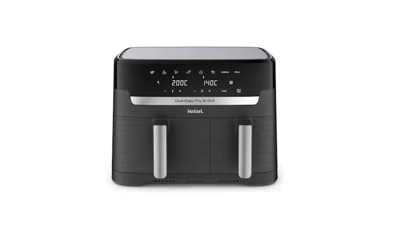 Tefal 8.3L Dual Easy Fry & Grill Air fryer - Coal Grey (EY905B40)