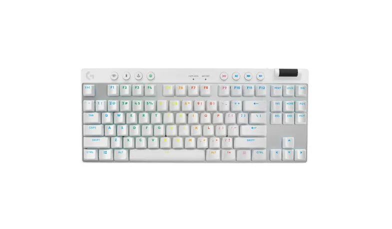 Logitech Pro x TKL Lightspeed Gaming Keyboard - White (920-012149)
