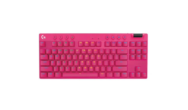 Logitech Pro x TKL Lightspeed Gaming Keyboard - Pink (920-012426)