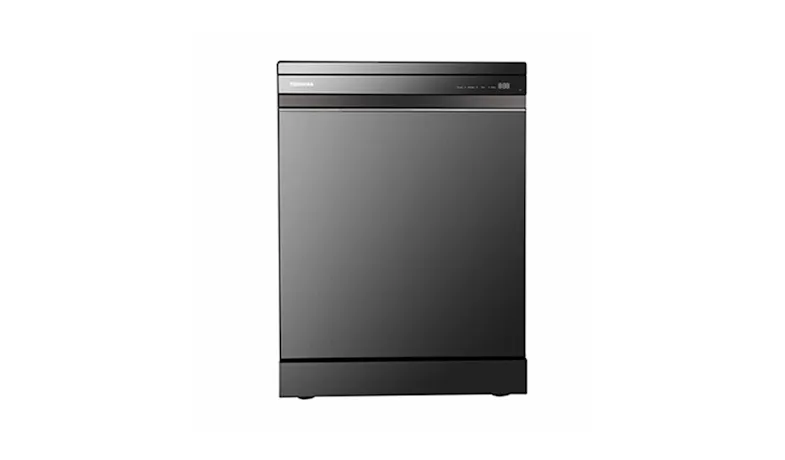 Toshiba Free Standing 15 Places Settings Dishwasher - Black (DW-15F6(G)-MY)