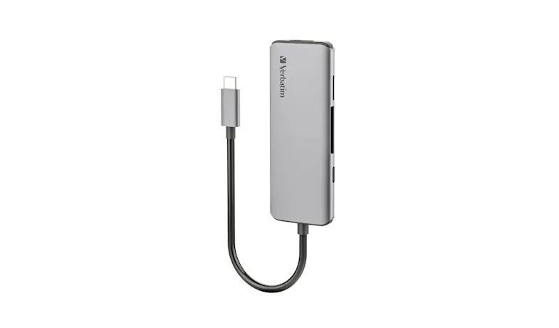 Verbatim 7-in-1 USB-C Hub - Grey (66448)