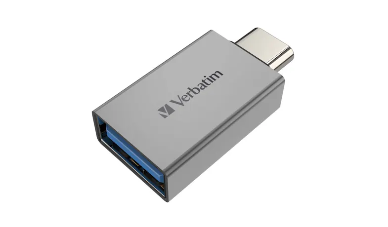 Verbatim 3.2 GEN1 USB-C TO USB-A Converter Adaptor - Grey (66885)