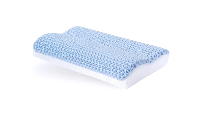 Air Grid Deluxe Contour Pillow - Light Blue